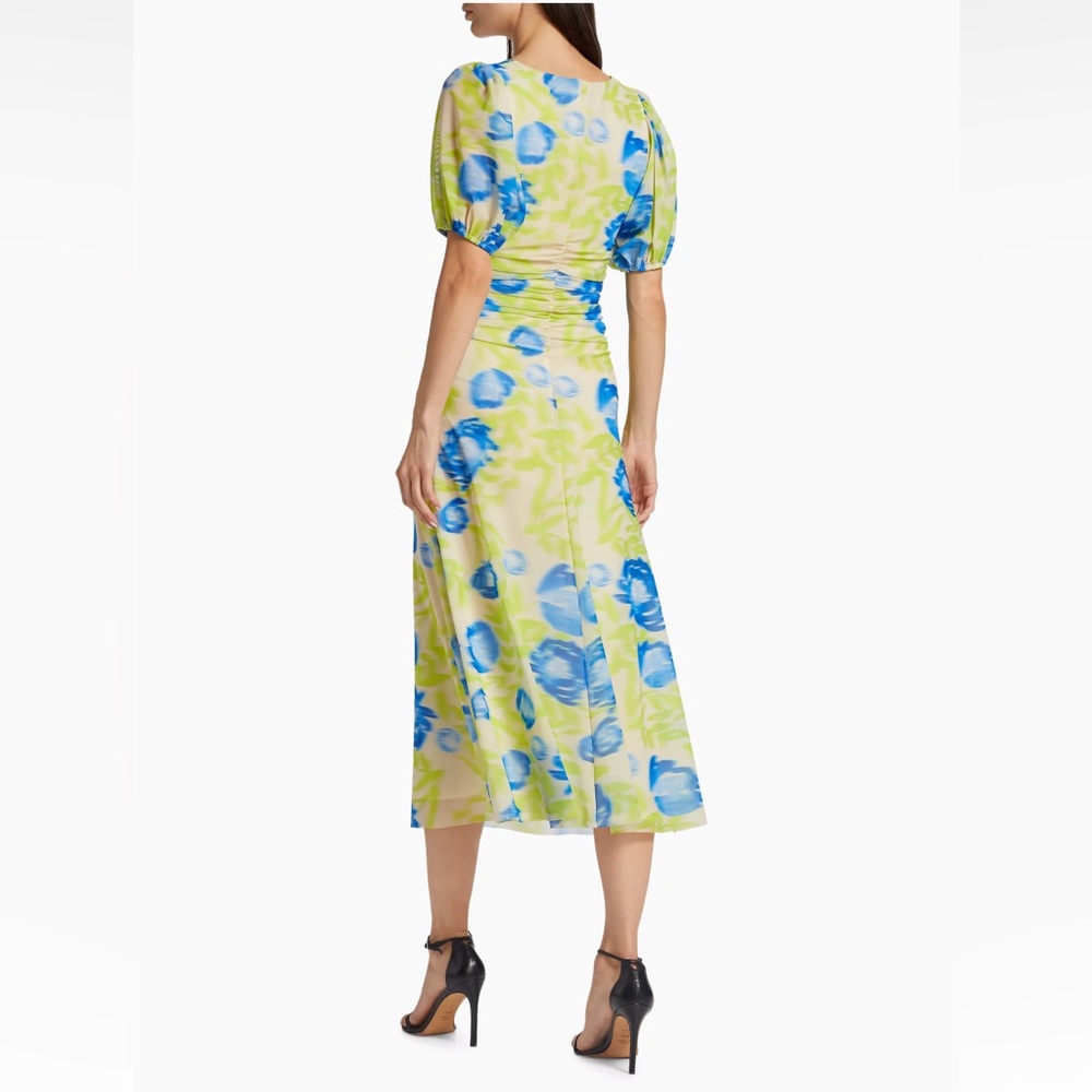 Ganni - Crisscross Mesh Midi-Dress - EU Size 38 - Picture 6 of 10